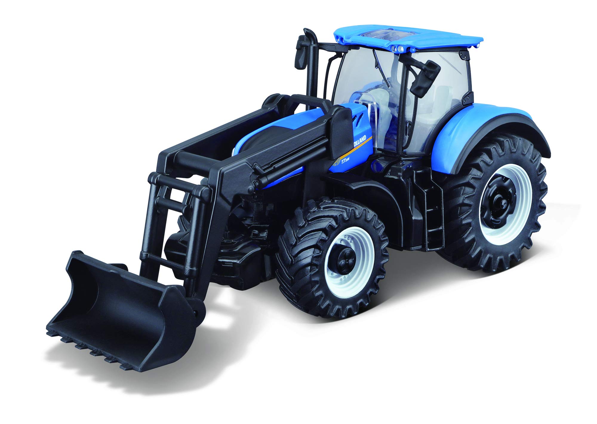 Bburago 1/43 Trattori In Metallo Pressofuso &ndash; Massey Ferguson E New Holland (Set Colori Multipli)