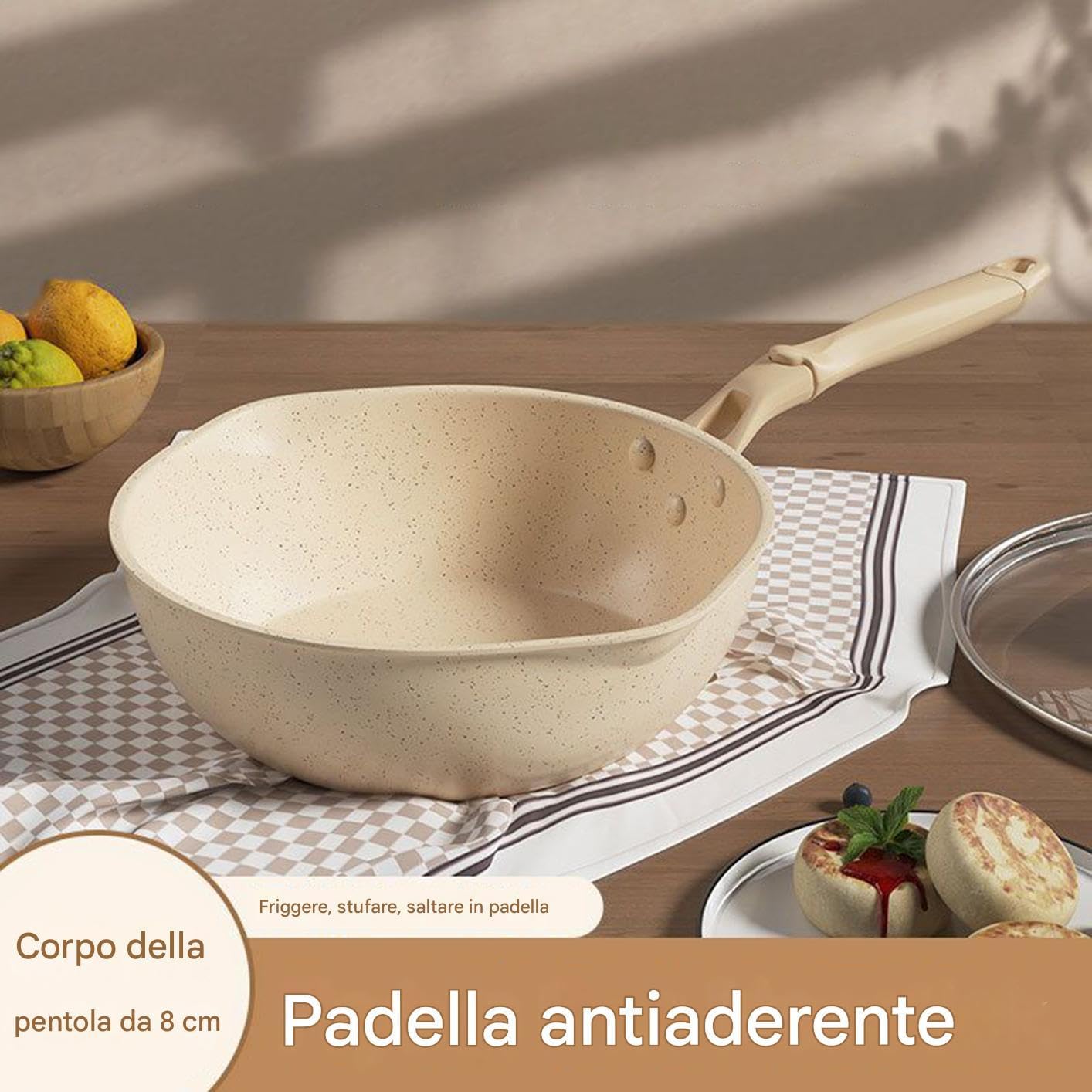 Generico Padella Antiaderente Teglia Per Omelette Antiaderente