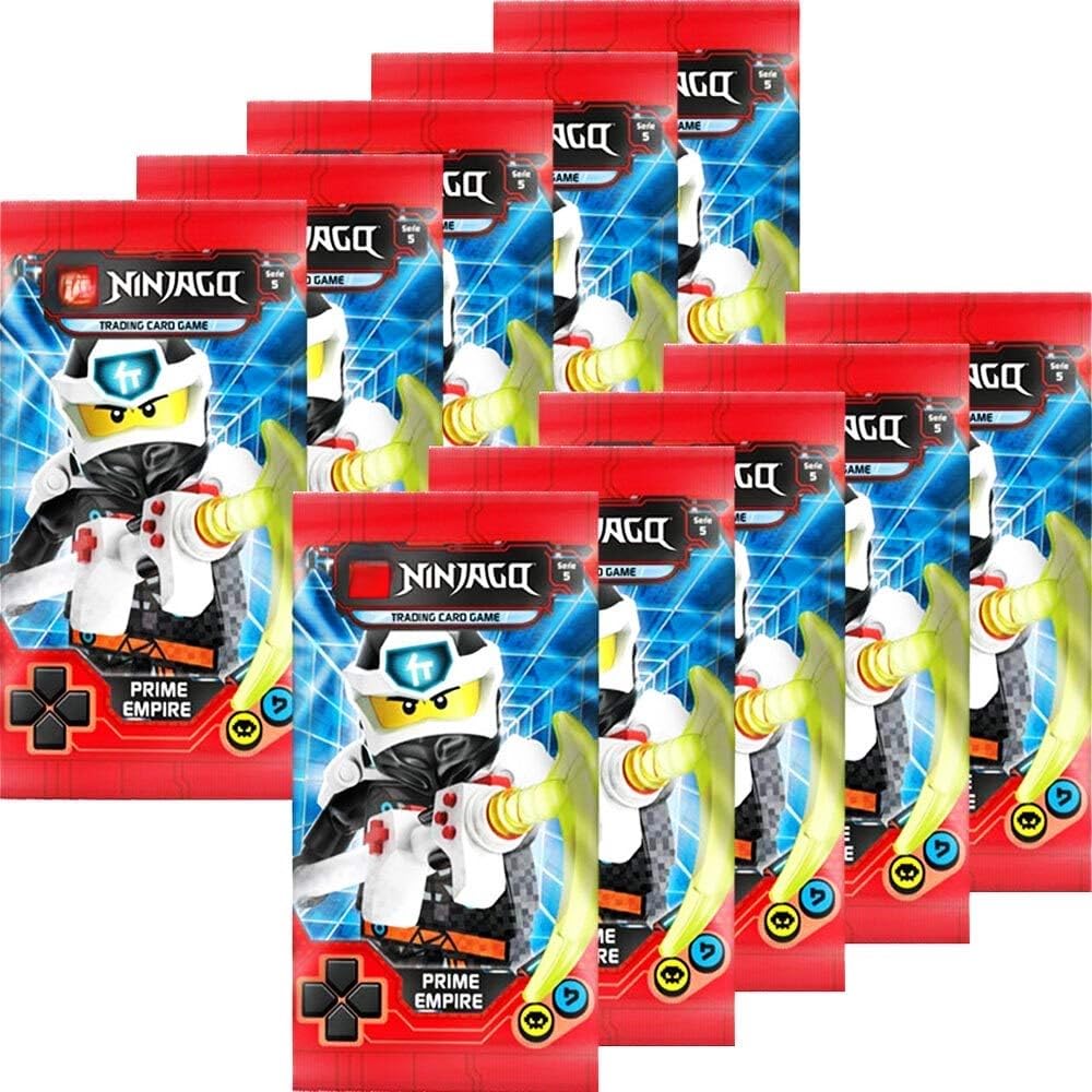 Blue Ocean Lego Ninjago – Serie 5 Trading Cards – 10 Booster (50 Cards) – Tedesco