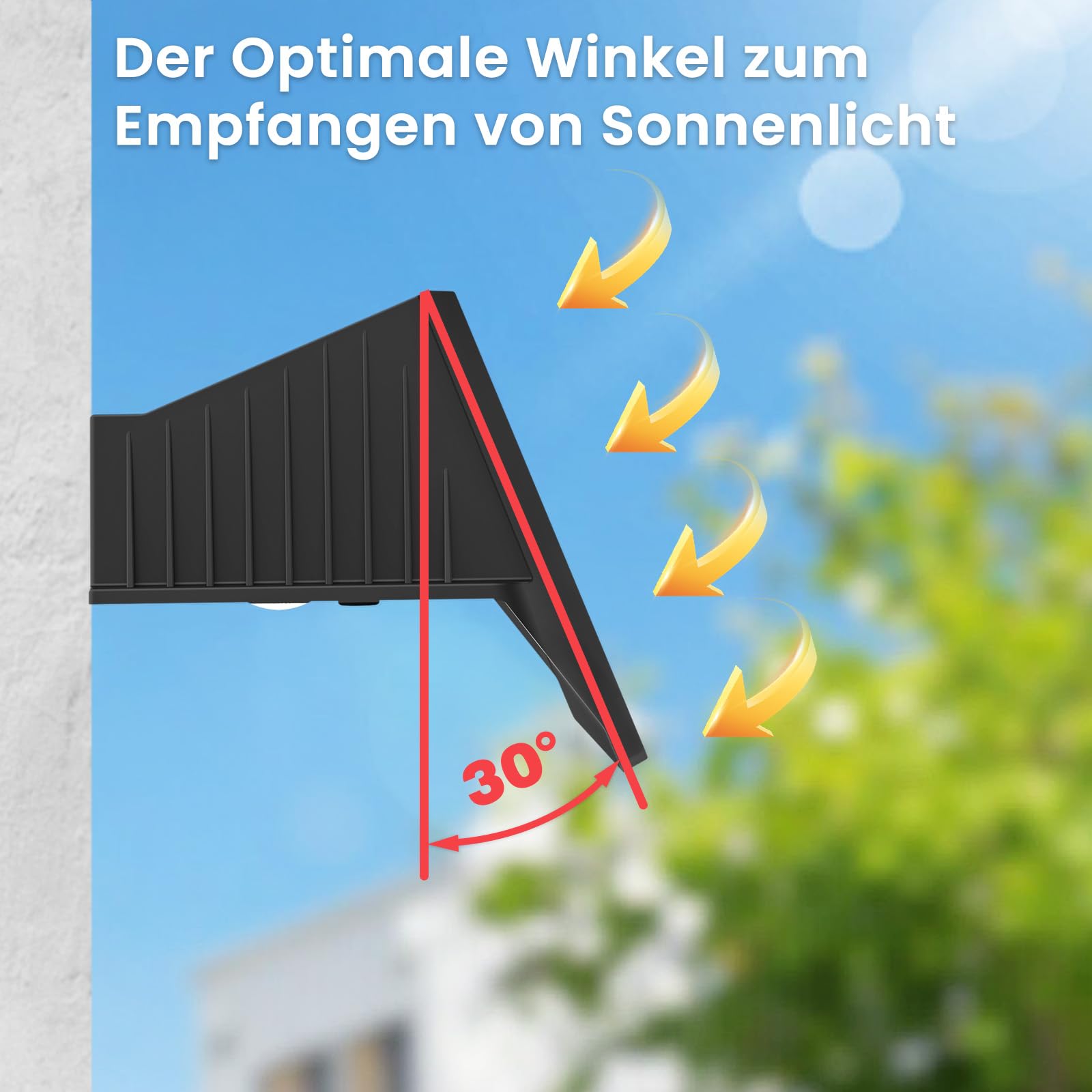 Solarlampen für Außen,6 Pack wandleuchte Solar aussen Solarleuchten Nach Oben und Unten Beleuchtet IP67 Wasserdicht 120LM solarlampen für Garten Zaun Deck Warmweiß