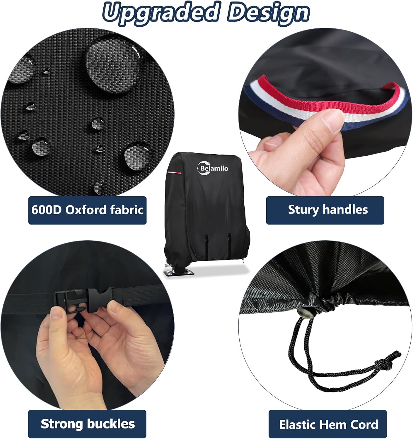 Waterproof Double Welding Lead Reel Cover, All Weather Heavy Duty Protection with Soft Plush Liner