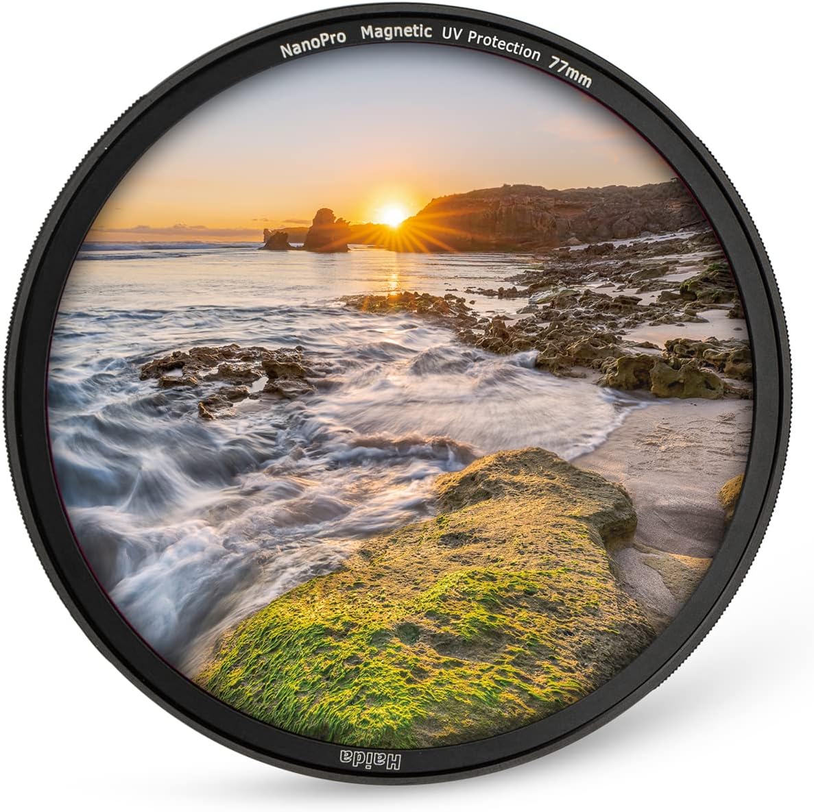Haida NanoPro Waterproof Scratch Resistant Magnetic UV Filter Protection Multi-Coated Ultraviolet Filter with Adapter Ring (77MM)