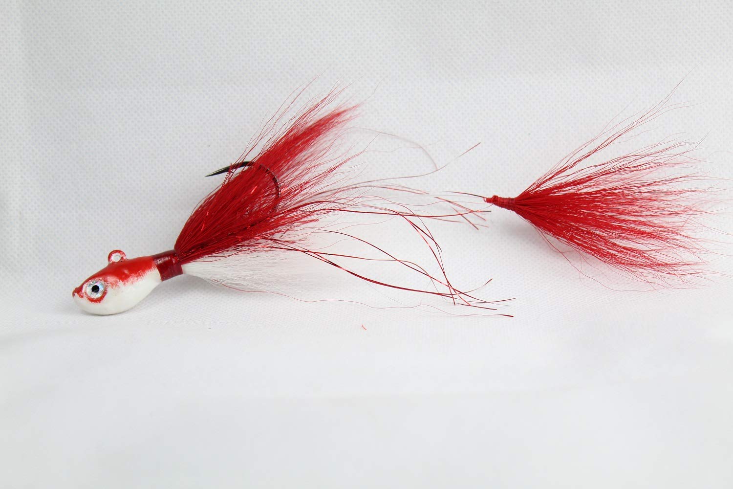 Peacock Bass Jig - Premium Bucktail Fishing Lures - Traditional Florida Amazon-Muskie Pike Musky