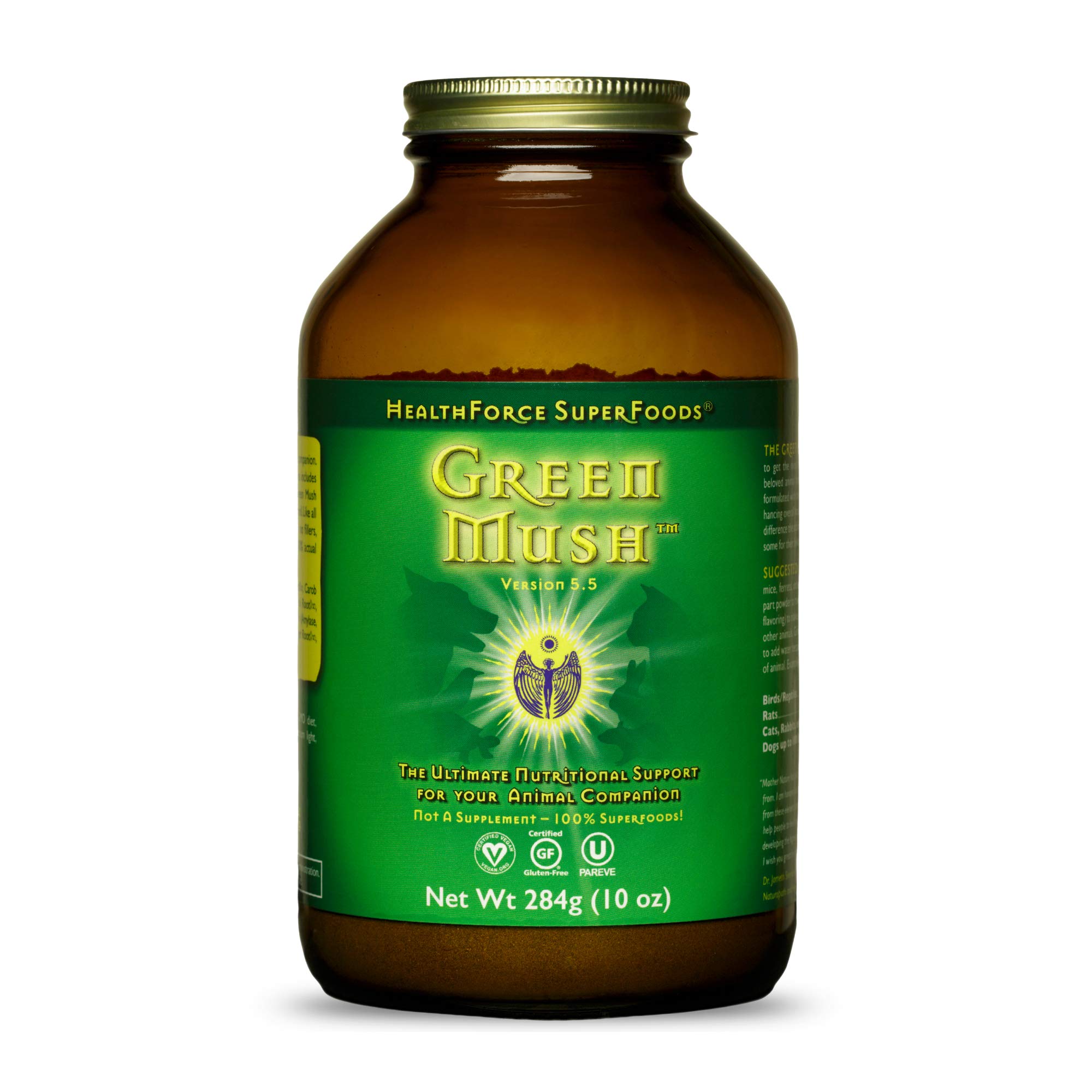 Green Mush Version 4.0 Powder pour la vitalité des chiens et chats actifs