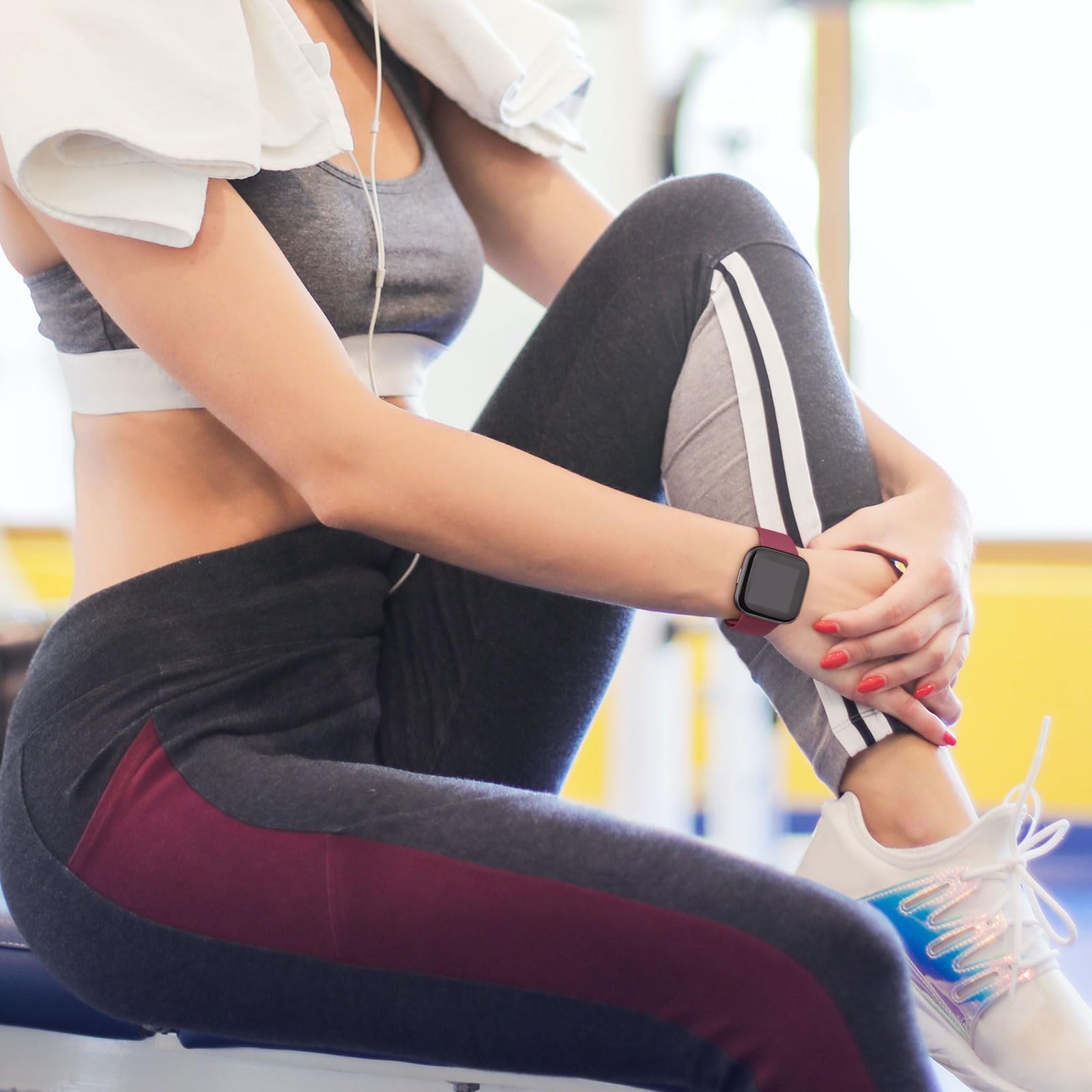 Correa para Fitbit Versa 2/Versa/Versa Lite, Pulsera de Repuesto Ajustable - 3 Piezas