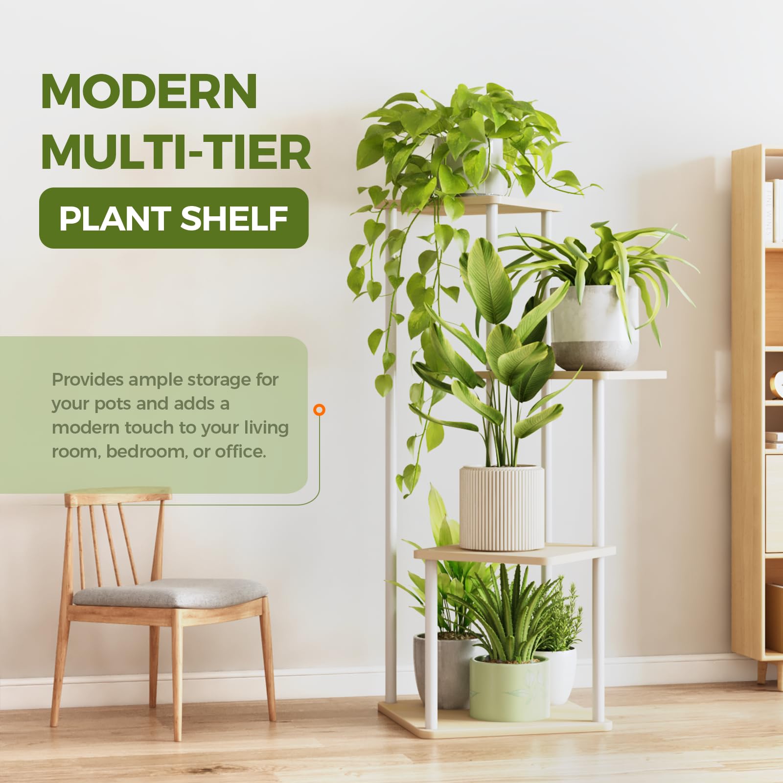 Bamworld Small Plant Stand Indoor - Image 4