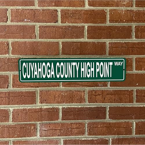 Vista 57 de Ohio Mountains Pick Your Mountain Compatible/repuesto para Ballards Hill United States Mountain Aluminio Metal Tin Street Sign Style decoración