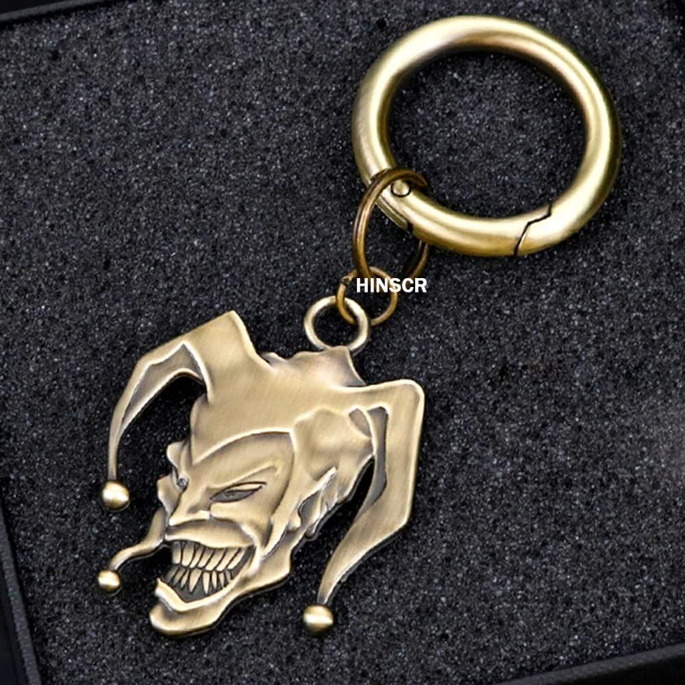 Joker Keychain 3D Metal Joker Keyring Auto Decoration Key Pendants Joker Car Accessories Keychain gift for men