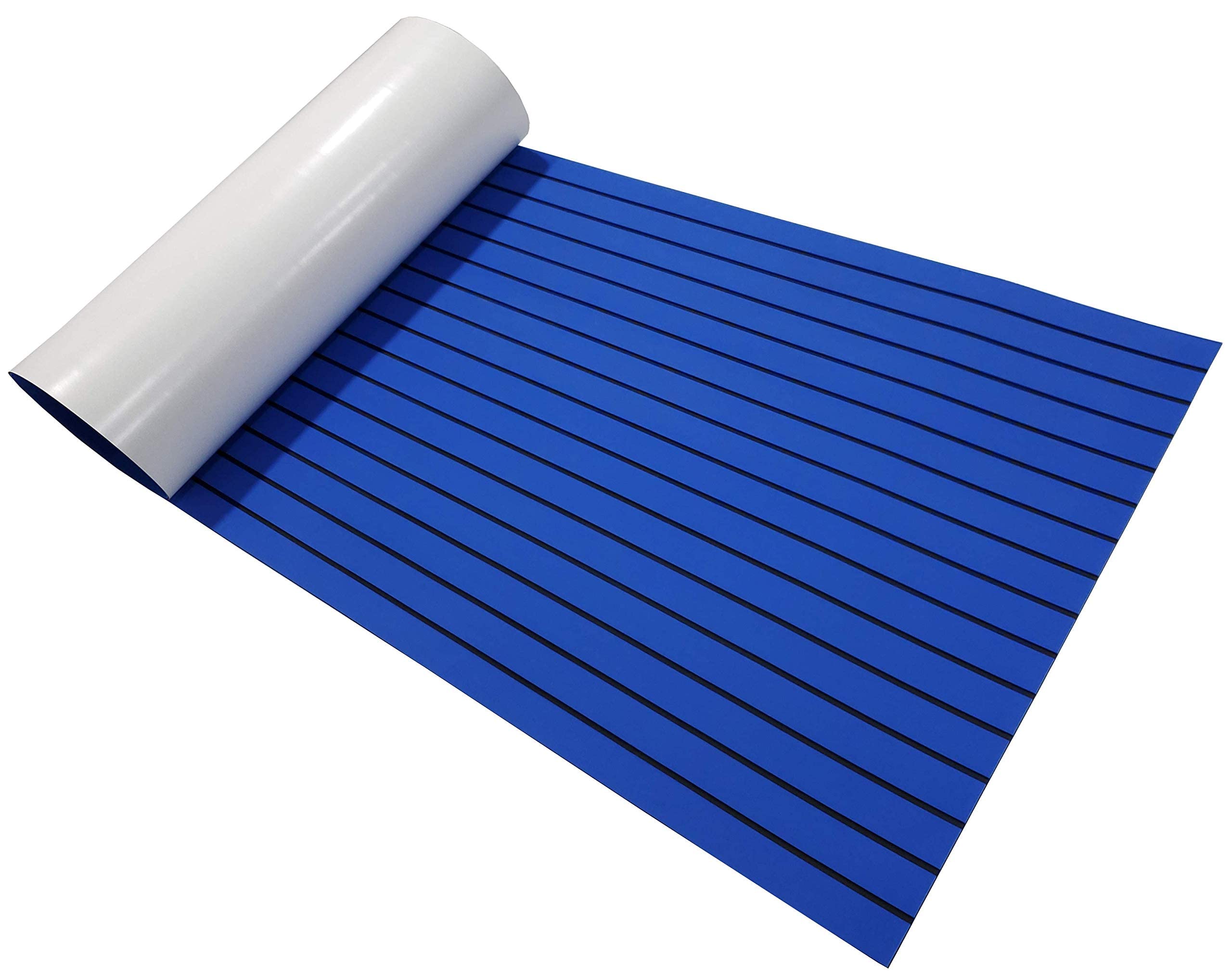 Buy KT GuoMei 94.5"× 35.4" EVA Foam Boat Decking Sheet Faux Teak Decking SelfAdhesive Marine
