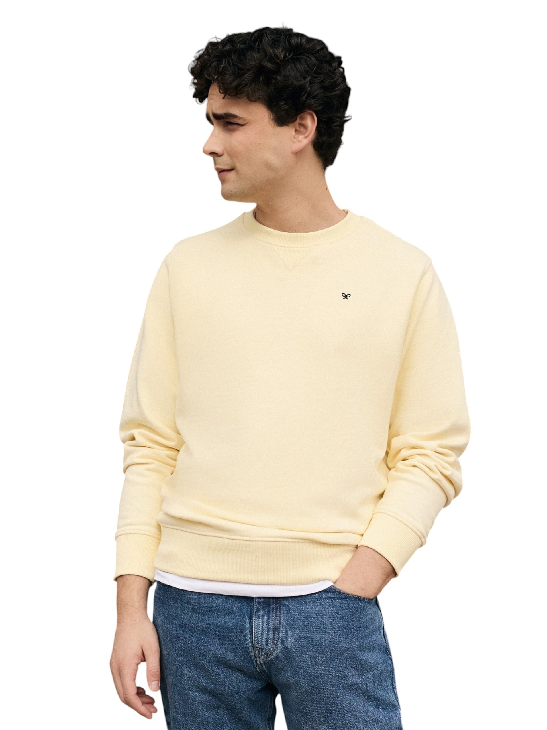 SILBON minilogo sweatshirt, lemon tree, L-3XL