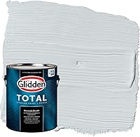 Vista 81 de Glidden Pintura interior + imprimación: gris/plata antigua, una capa, plana, 1 galón