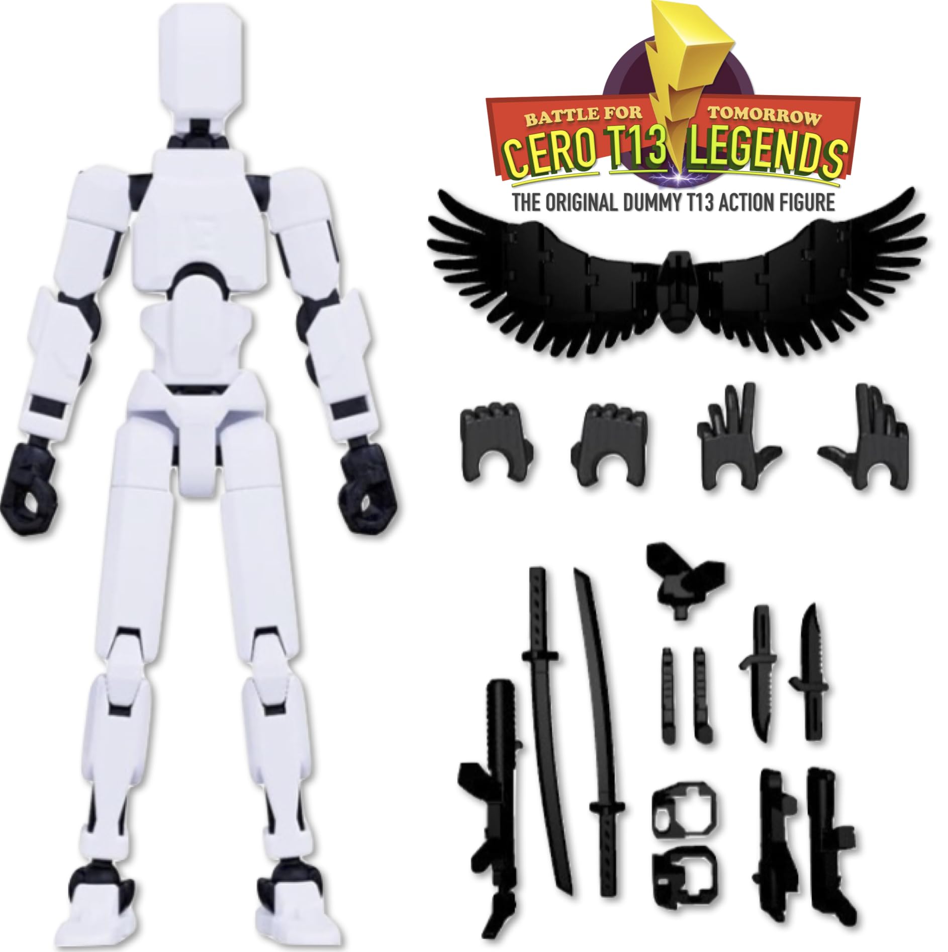 Buy CERO T13 Action Figures Fidget Dummy 13 Robot Anime Figures