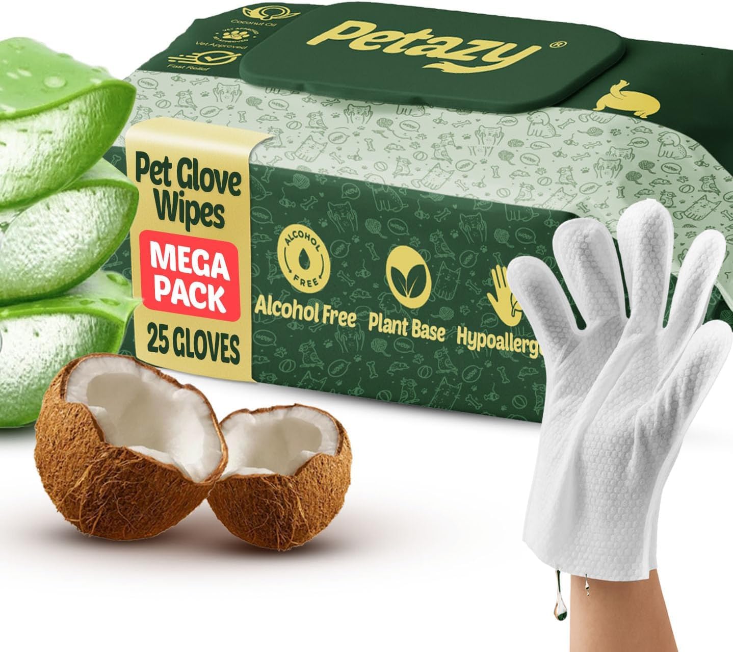 Petazy Pet Glove Wipes