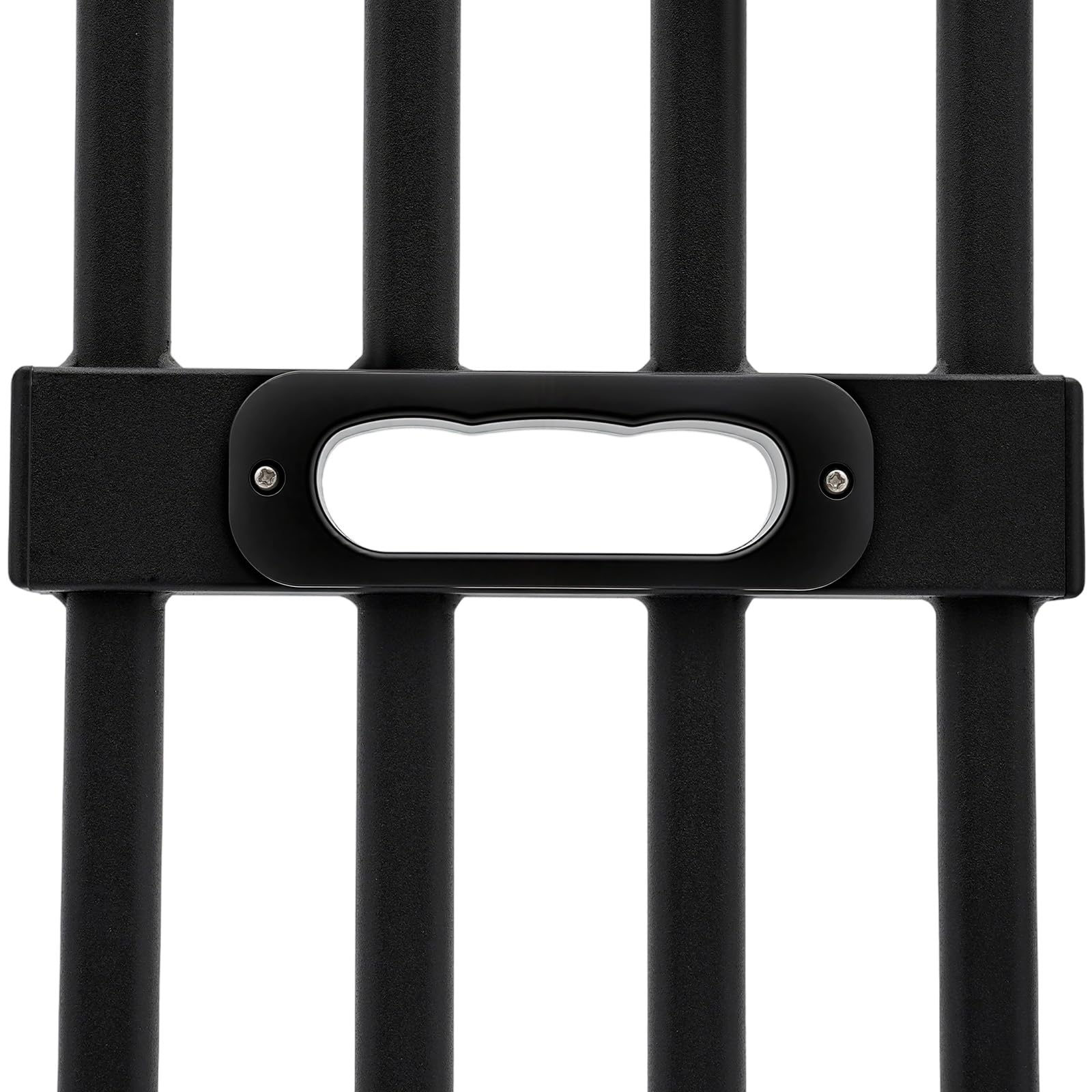 Porta di protezione extra alta per animali domestici 150 cm, porta di sicurezza estraibile 76-85 cm, in acciaio al carbonio e ABS, con doppia chiusura e apertura a 180°, per cani, gatti e