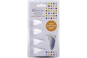 Graco NasalClear Aspirator Replacement Tips for Infants - Value Pack