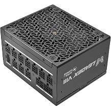 SUPER FLOWER ATX3.1 PC Power Supply LEADEX VIII PLATINUM PRO 1200W BK Black Model Full Modular Super Connector Depth 4.9 inches 125 mm Cybenetics Platinum Certified PCIE 5.1 12V-2x6 Cable Included SF-1200F14SPT BK Japan Authorized Dealer