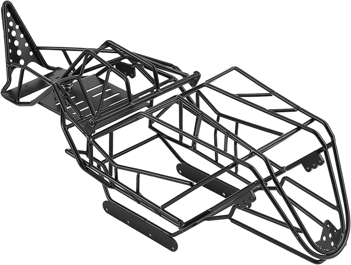Metal RC Frame Black Metal Roll Cage Chassis Frame Car & Truck Bumpers for Wraith 90018 1/10 Scale RC Car Vehicle Bodies & Scale Accessories