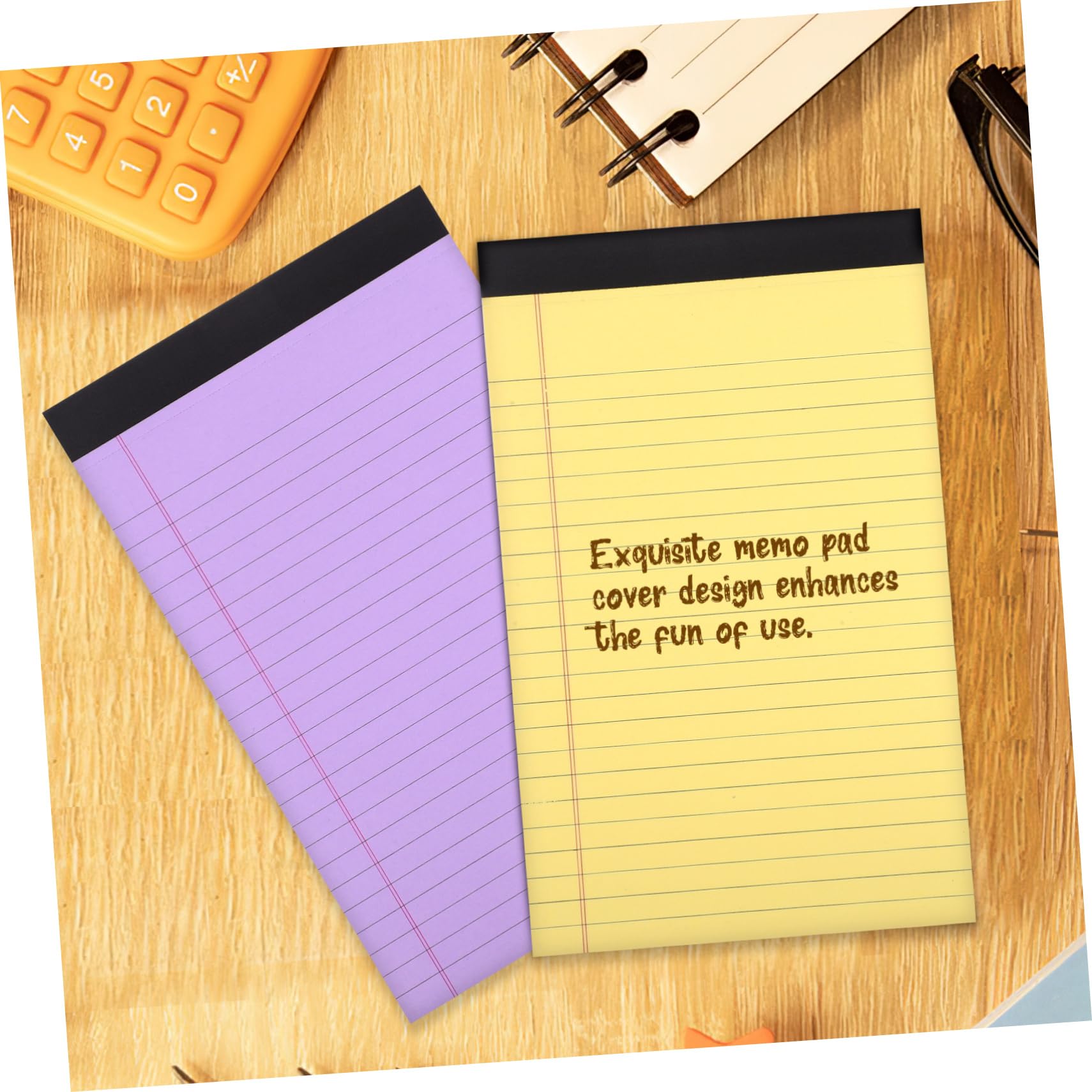 Tofficu Paquet De 10 carnet de couleurs bloc-notes pour le travail cahiers pour prendre des notes petit carnet de poche blocs-notes cahiers pour le collège bloc-notes de bureau Papier
