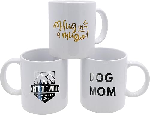 Miniatura 3 de Tazas de sublimación de 11 onzas a granel, taza de café de sublimación blanca en blanco, juego de 36, tazas, taza personalizada para diseños