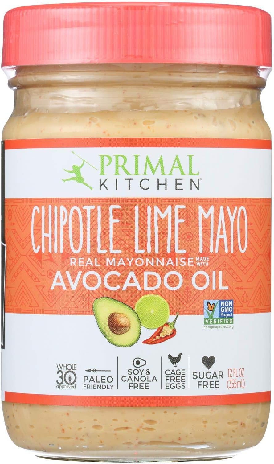 Primal Kitchen Mayo Chipotle Lime, 12 Ounce