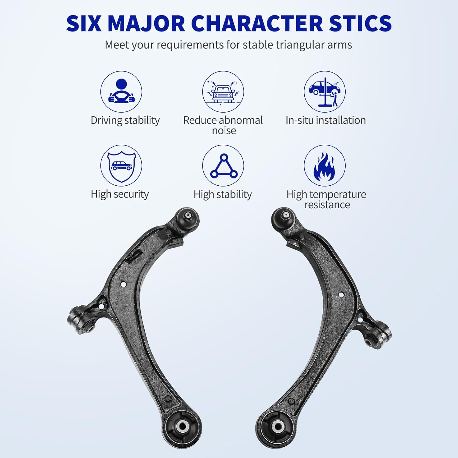 LCWRGS 6pc Front Suspension Kit for Honda Odyssey 2011 2012 2013 2014 2015 2016 2017, 2 Lower Control Arm Ball Joints 2 Outer Tie Rod Ends 2 Sway Bar Links