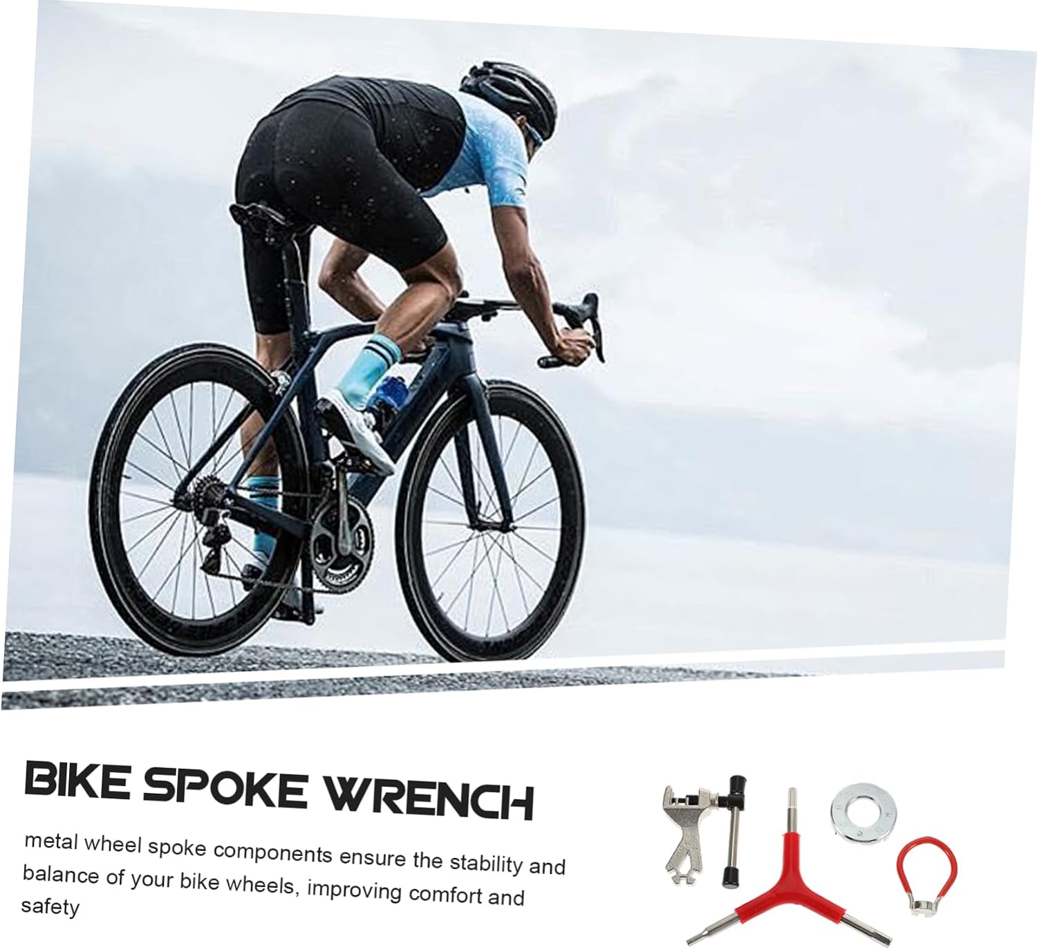 Mipcase 1set Mountain Bike Wrench Tool Kit for Repair Components for Enhanced Stability User-Friendly Design for Mountain and Road