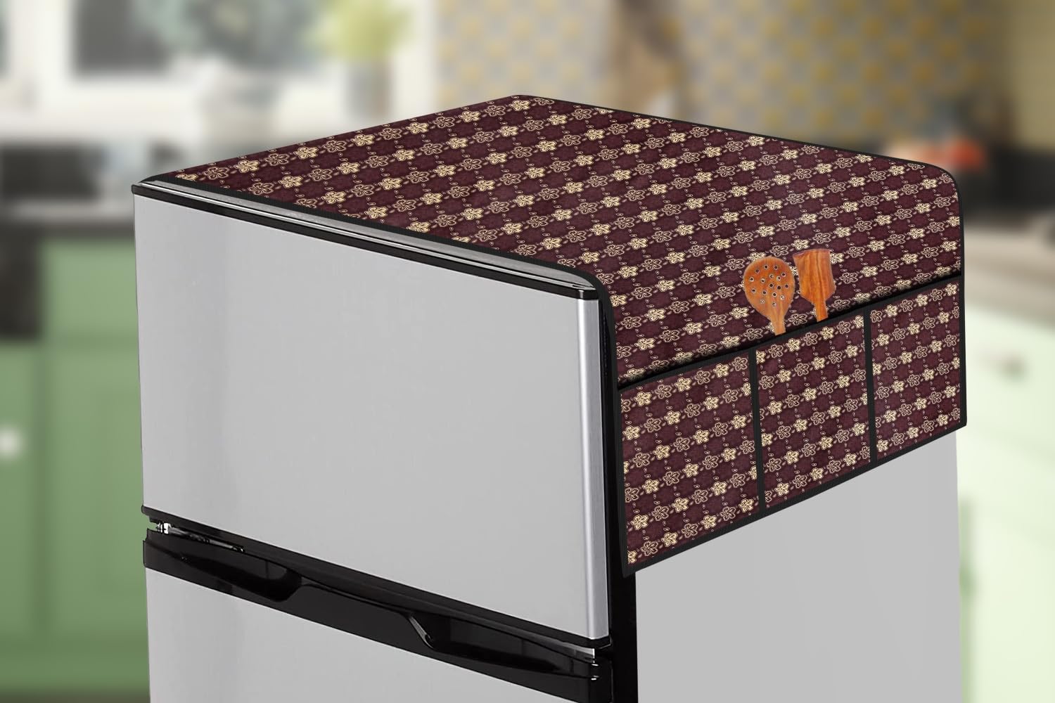 The Furnishing Tree Fridge Top Cover compatible for Samsung ‎RT28C3452S8/HL, 236 Ltr WxL 65x111 in CM Floral Pattern Brown (B0CJJMVNFS) Amazon Price History, Amazon Price Tracker
