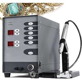 Spot Welder Jewelry Spot Welder Electric Welding Machine for Platinum Gold K Gold Silver Steel Portable Spot Welder