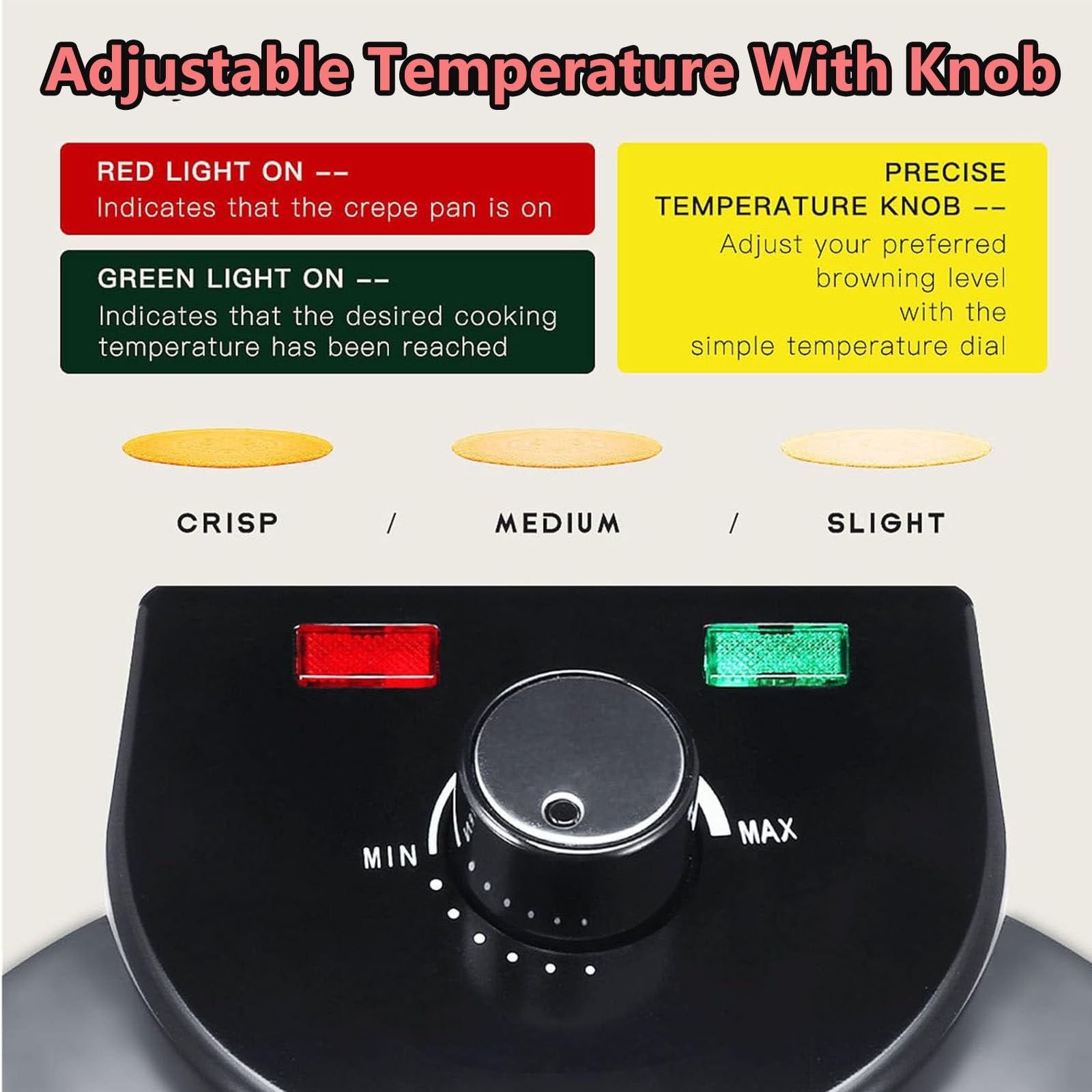 Roti Maker Chapati Maker - Pressa per Tortilla in Stile Messicano, per Realizzare Tortillas Fatti in casa, Tacos Flatbreads Chapati, in Acciaio Inox,110v-1100W