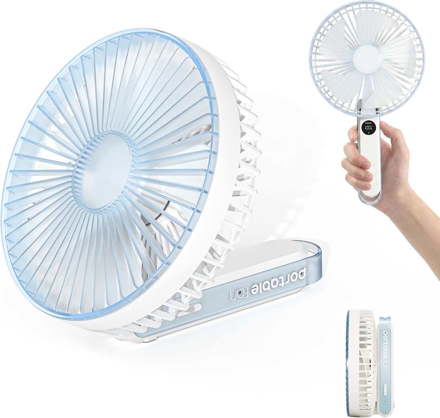卓上扇風機 静音 小型【折り畳み収納可能