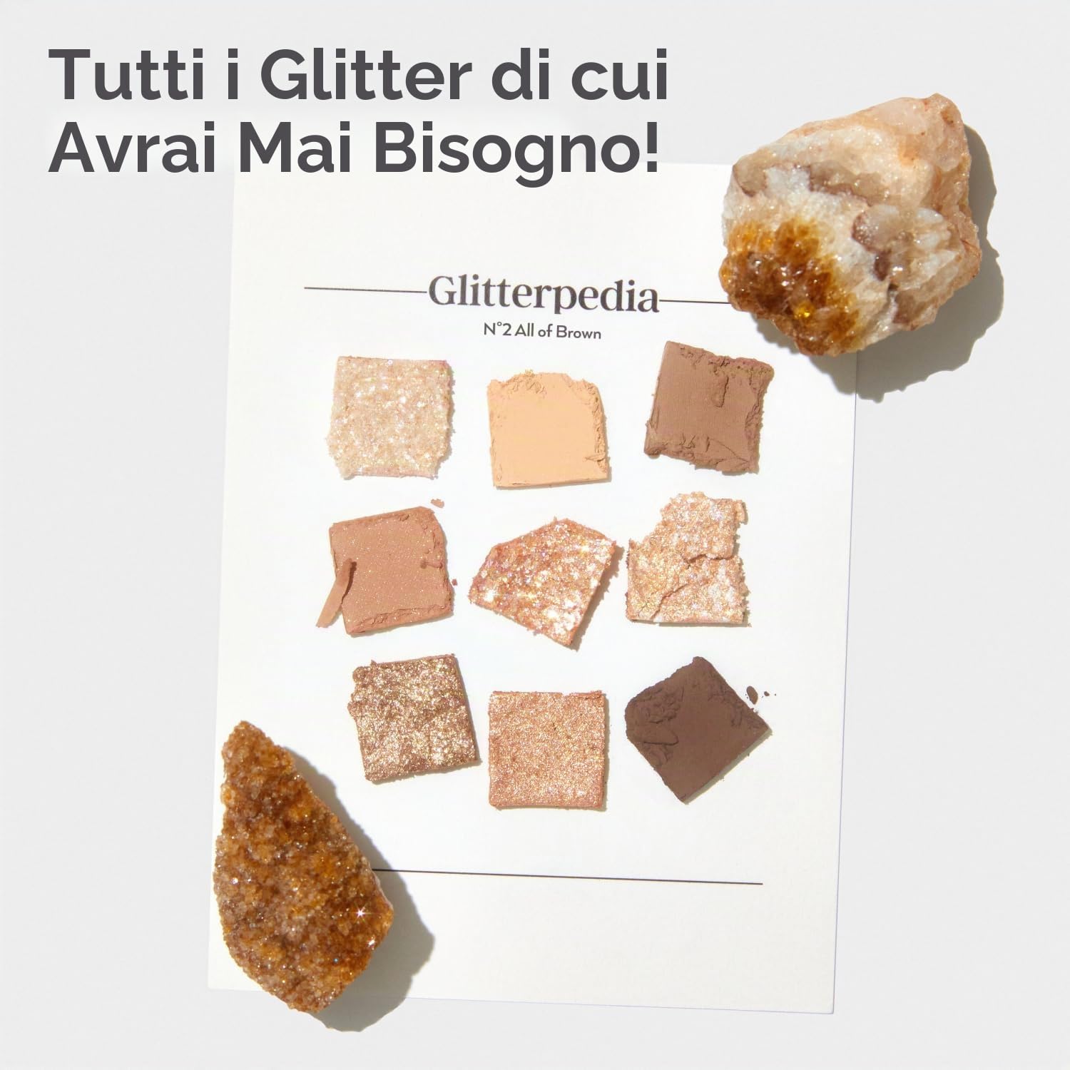 UNLEASHIA | Palette occhi Glitterpedia NO.2 Tutto marrone