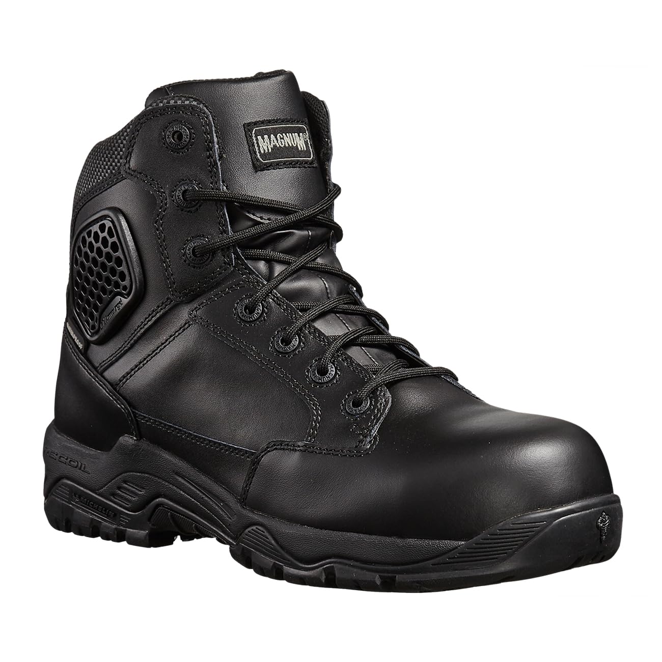 Magnum Strike Force 6.0 S3 Black Waterproof Leather Side-Zip Combat Safety Boot