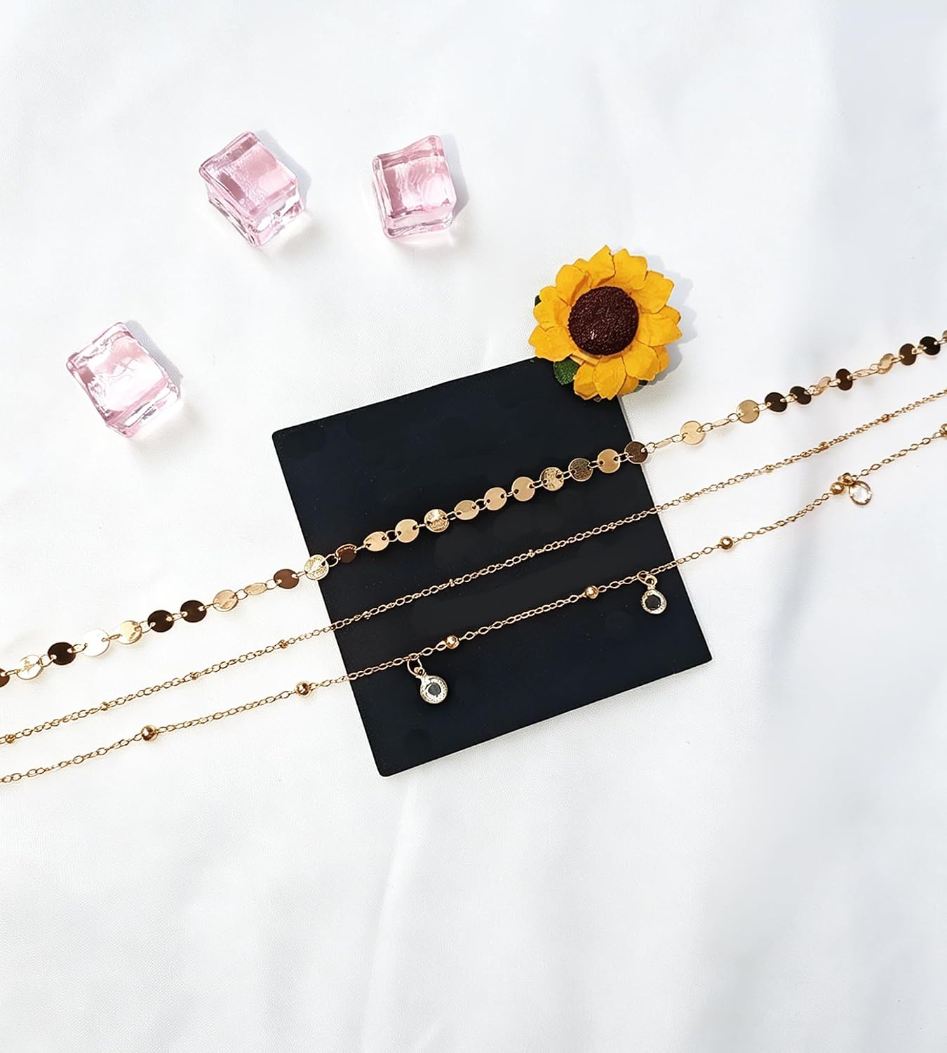 Waist Chain for Women Body Chain Beads Golden Adjustable Belly Jewelry Sexy Fashion Cute Accessories
