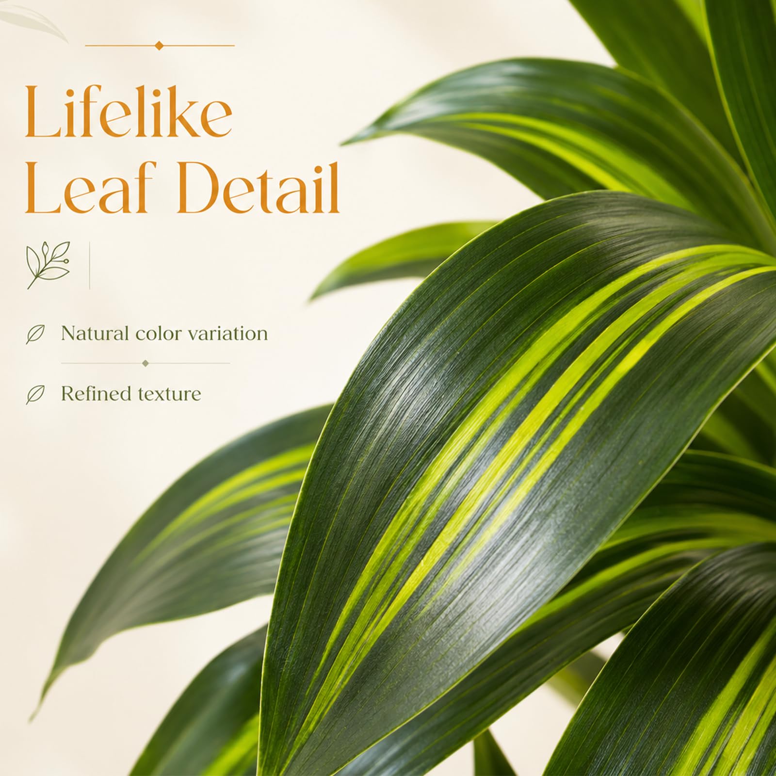 150cm Künstliche Pflanzen Dracaena Kunstpflanze Groß mit Topf Mit Planter aus weiß Kunstpflanzen wie echt für Drinnen Haus Wohnzimmer Dekoration Schlafzimmer Büro Garten (1 Stück)