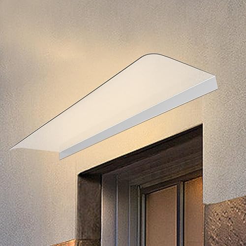 Miniatura 2 de Toldo para ventana, toldo para puerta, toldo con protección UV, lluvia, nieve, refugio de lluvia, cubierta transparente gruesa para puerta