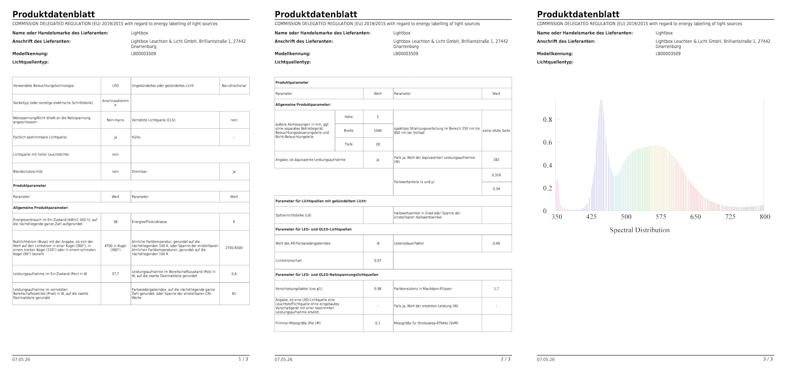 Lightbox LED-Deckenleuchte mit Ventilator, Ø 49 cm, IC-RGB, 4700 Lumen, | LED-Deckenleuchte mit Ventilator, Ø 49 cm, IC-RGB, 4700 Lumen, 2700-6500 Kelvin, dimmbar, CCT, Vorwärts- u. Rückwärtslauf