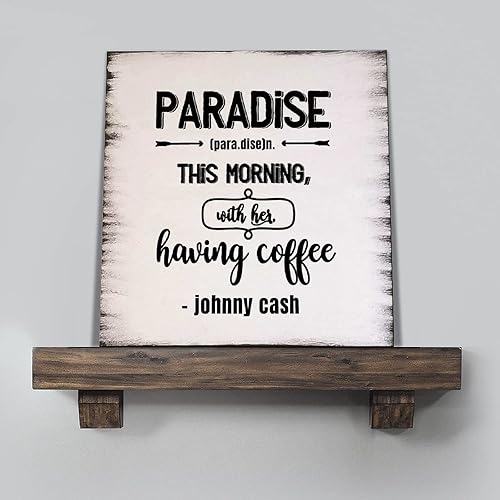 Miniatura 3 de Dekor This Morning with Her Having Coffee Letrero de madera Regalo de inauguración de la casa Decoración del hogar Regalos cristianos Letrero de