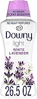 Vista 24 de Downy Light - Cuentas potenciadoras de aroma de lavandería para lavadora, aroma de lavanda blanca, 13.4 onzas, sin perfumes fuertes