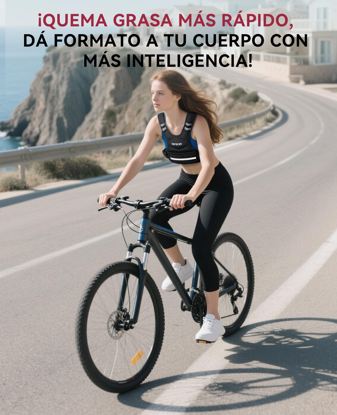 HAPBEAR Chaleco Lastrado -Ajustable de 1.8-4.5 kg, Chalecos con Peso Corporal para Entrenamientos en casa, Correr y Entrenamiento de Fuerza