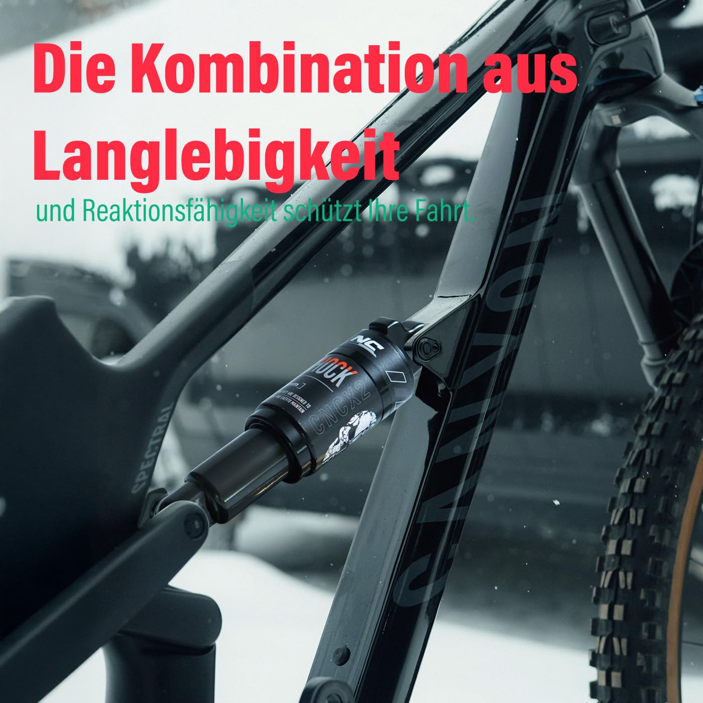 Fahrrad Stoßdämpfer Hinten, Fahrrad dämpfer 165mm x 750lbs für Mountainbike/Mtb/Mtn/ebike/Elektroroller/Dirtbike Hydraulische Shock Absorber.