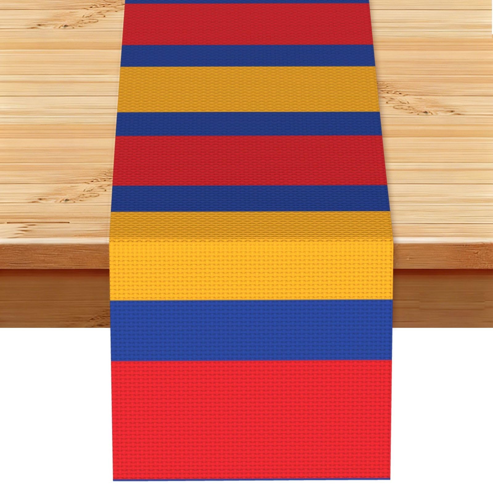 Flag of Armenia Linen Feel Table Runner Wedding Party Home Decoration