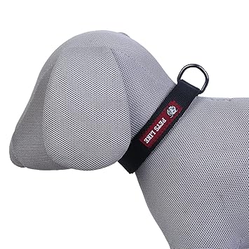 Pets Like Dog Polyester Collar Black(20mm) (GE-PL5001B)