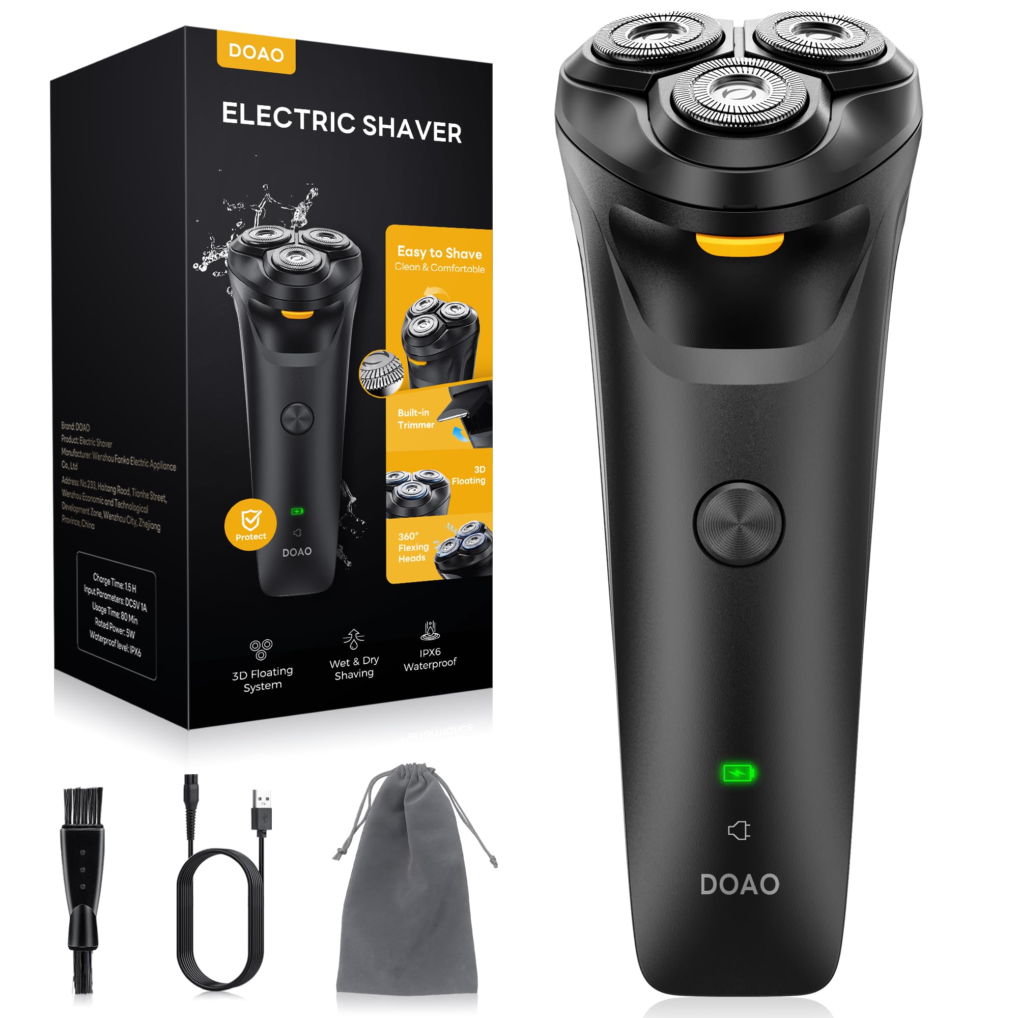 DOAO Electric Razor for Men