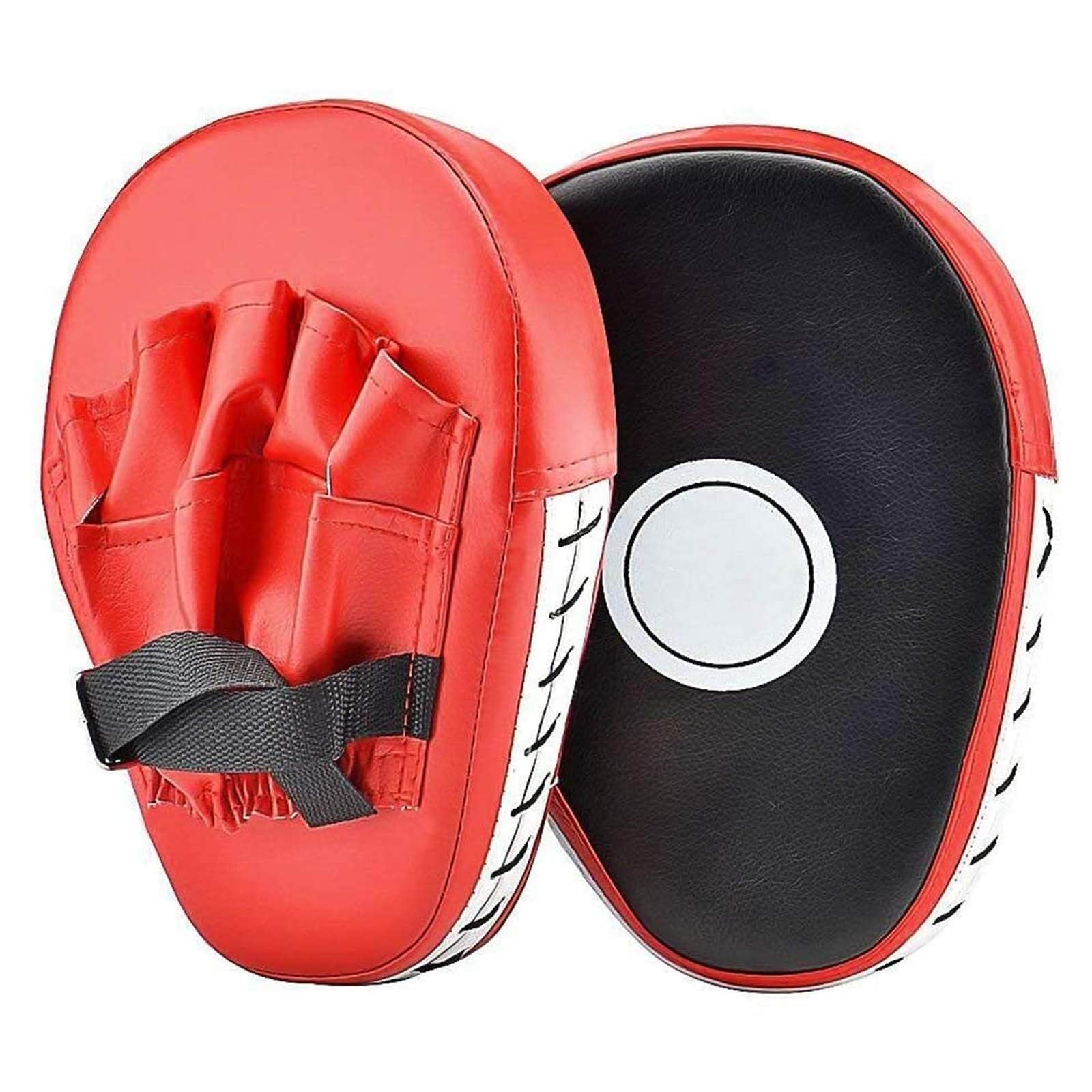 Boxing Mitt Pads, 1 Coppia Paracolpi Boxe Colpitori Boxe MMA Kickboxing Coppia Scudo Sciopero Curvo Kick Pad per Boxe er Arti Marziali Allenamento