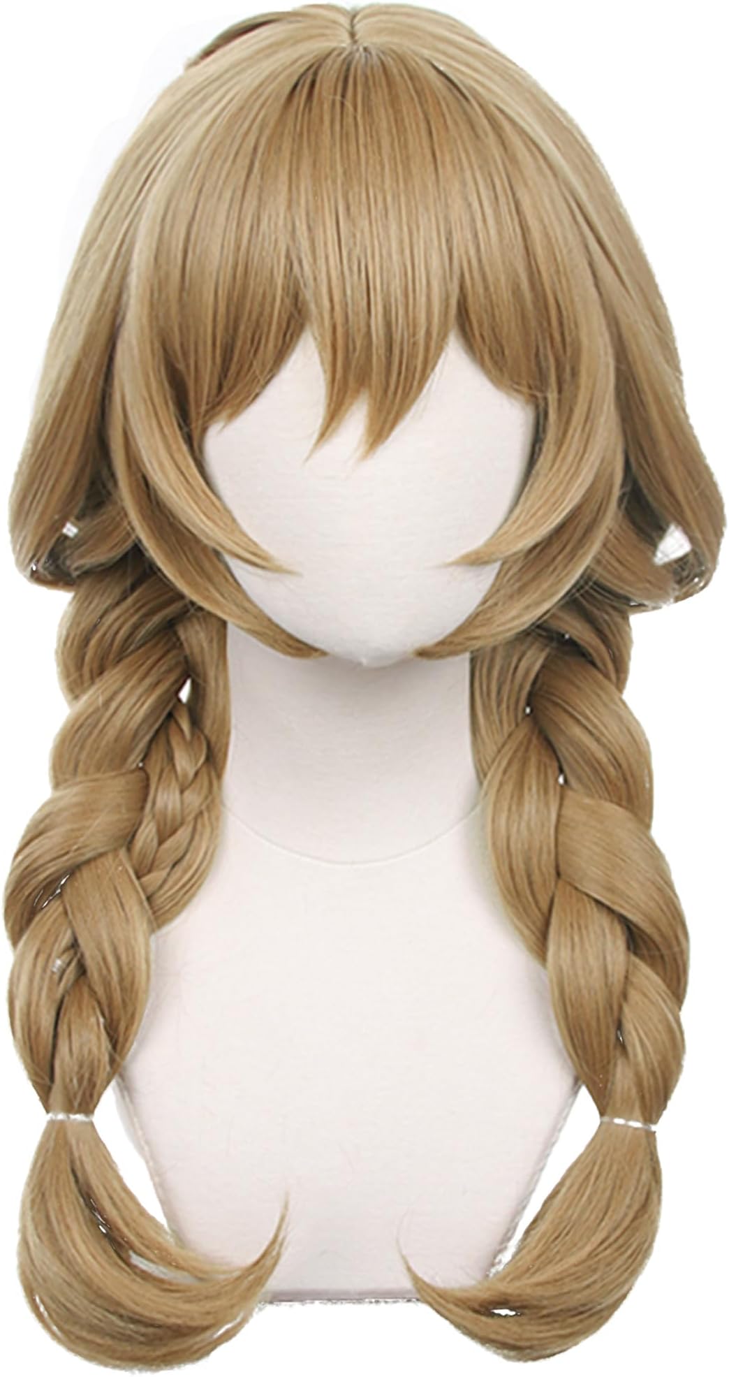 Genshin Lisa Cosplay Wig New Skin Outfit a Sobriquet Under Shade Wigs Brown Braid Ponytail Long Hair Synthetic Fabric Anime Wigs for Women Comic Con, Cosplay Show, Halloween