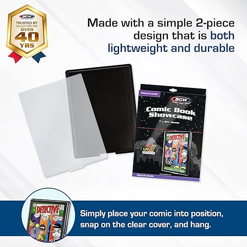 Miniatura 3 de BCW Marco cómico con protección UV  vitrina  Edad plateada, paquete de 3