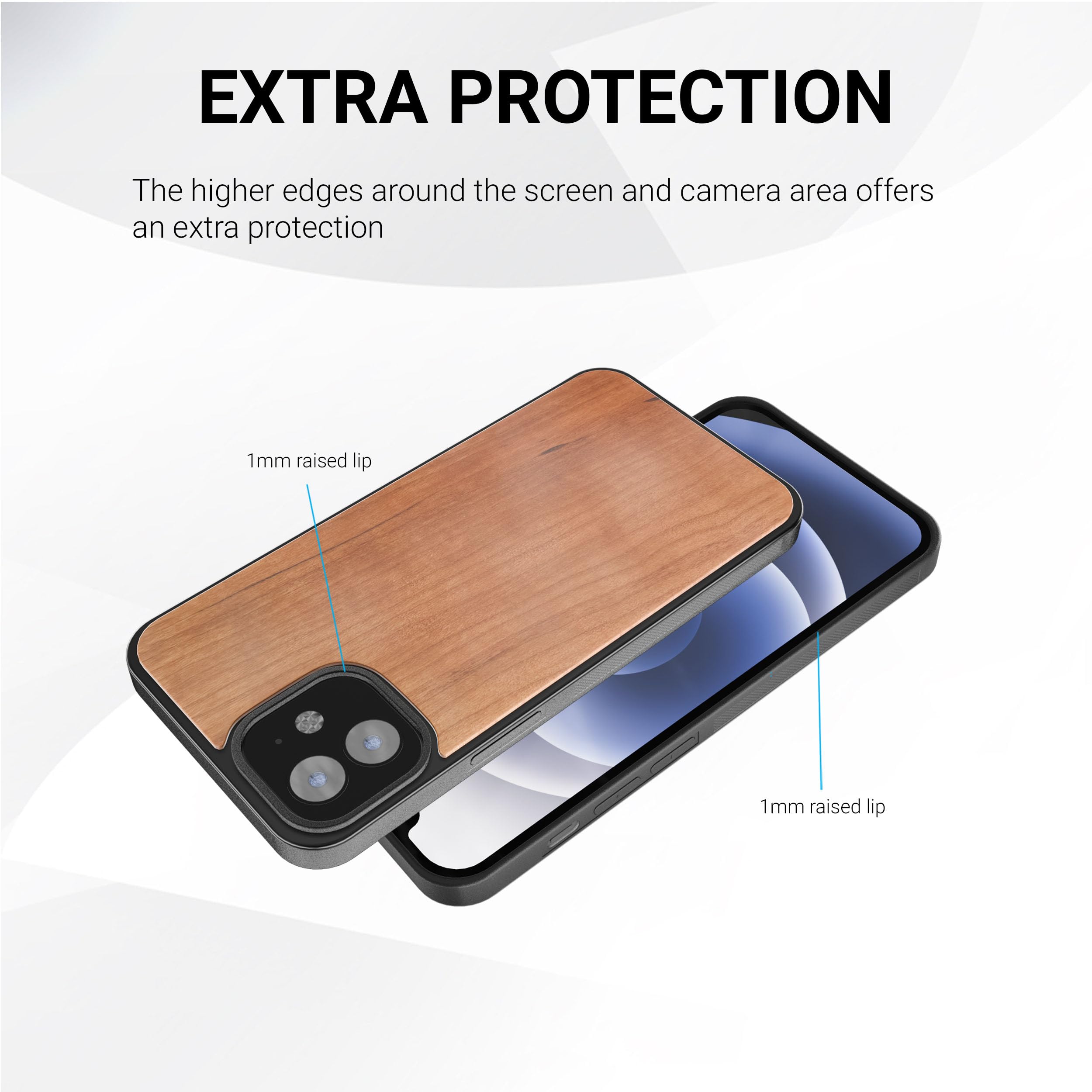 GTElectro Case for Apple iPhone 12 & iPhone 12 Pro, Real Natural