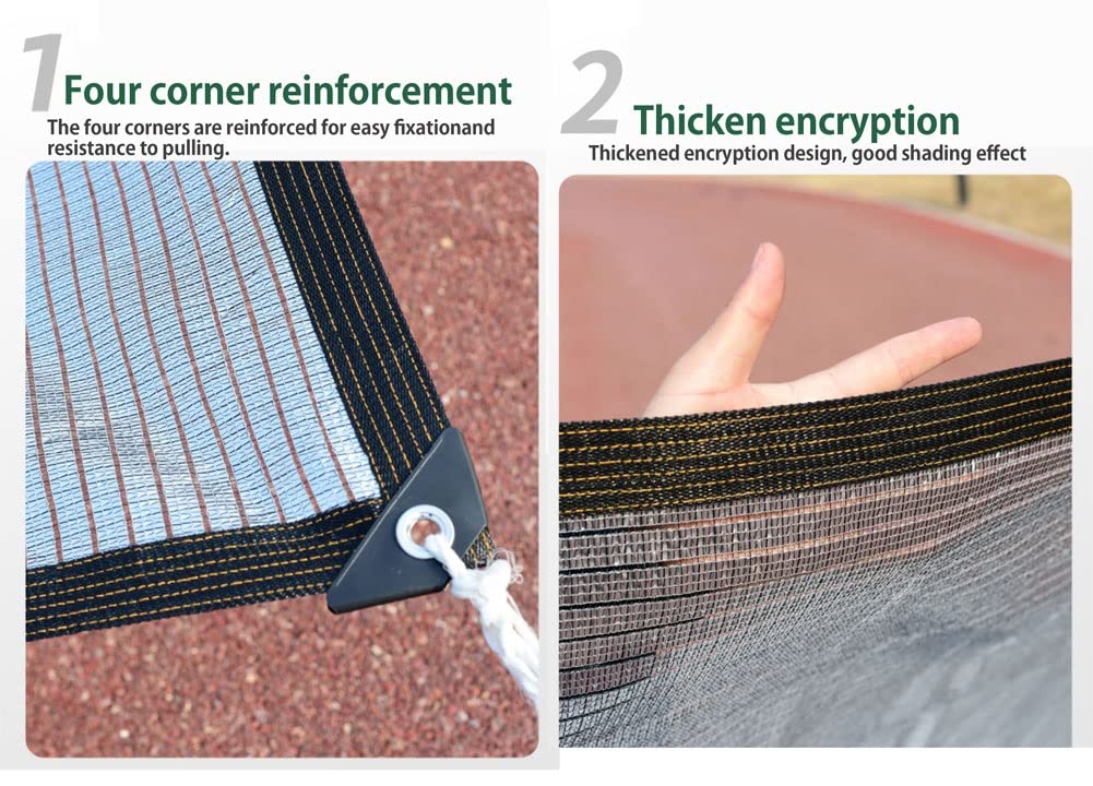 Toile D'ombrage En Aluminium Réfléchissant à 99 % - Couverture De Parasol Avec Filet à œillets - Filet D'ombrage En Tissu 3 X 5 M | Leroy Merlin