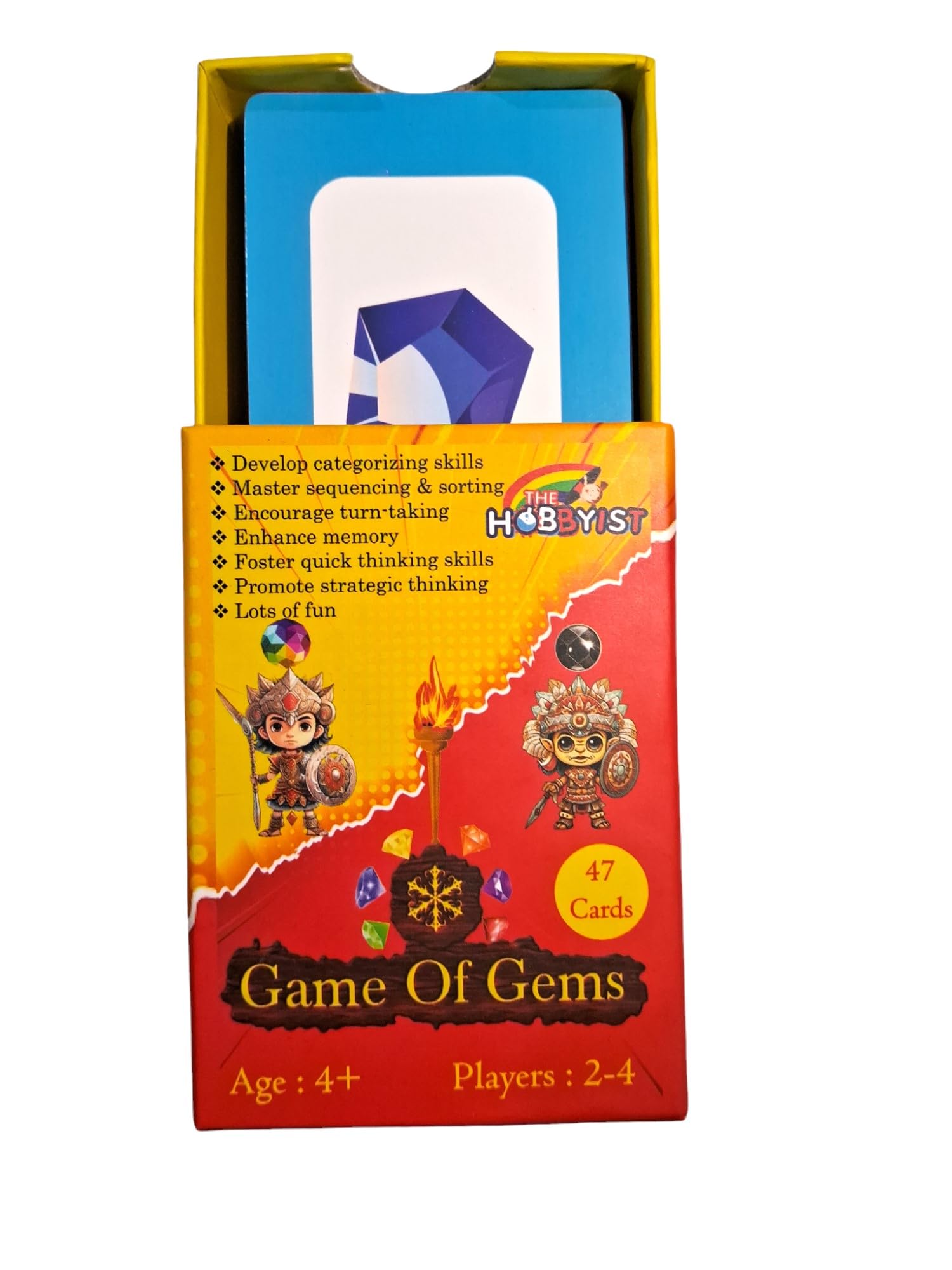 TheHobbyist Game of Gems, Fun and Strategy Card Game for Kids, 47 Cards, Amazing Birthday Gift, Return Gift, Travel Companion (B0DG5Y4MS8) Amazon Price History, Amazon Price Tracker