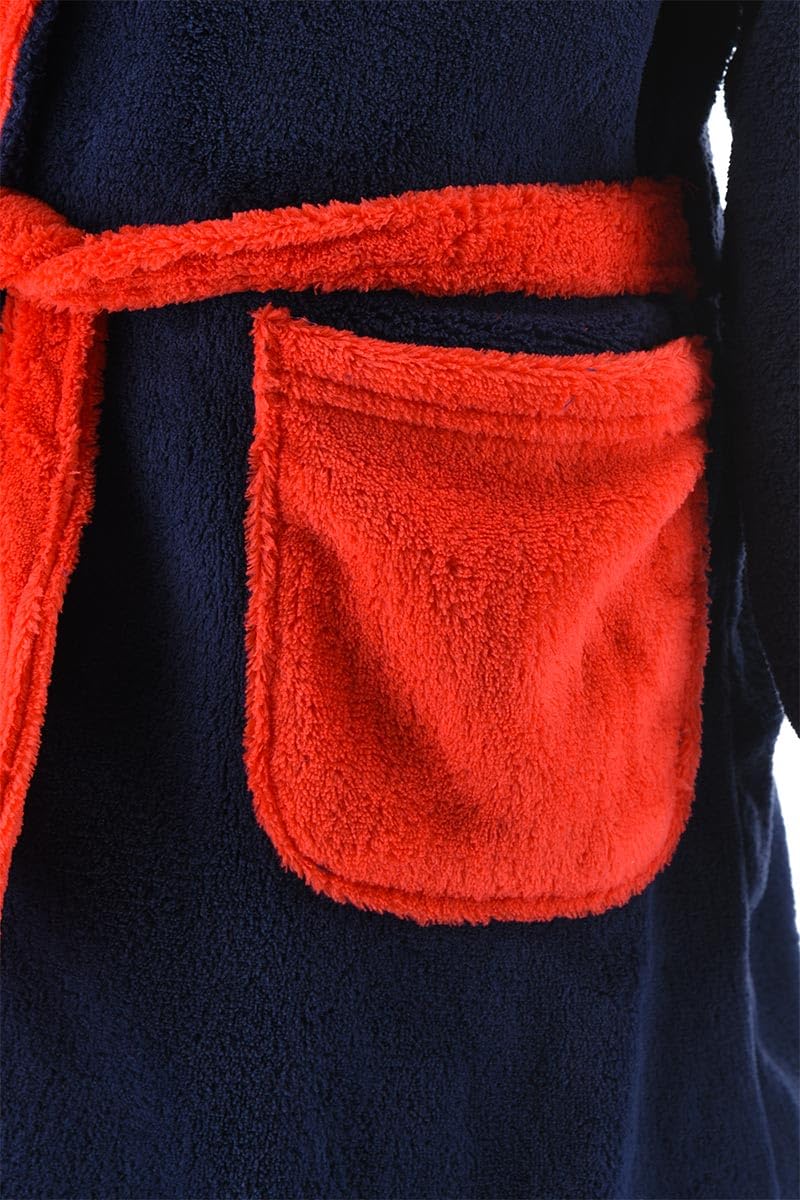 Marvel Avengers Jungen Bademantel (Blau,6 Jahre)